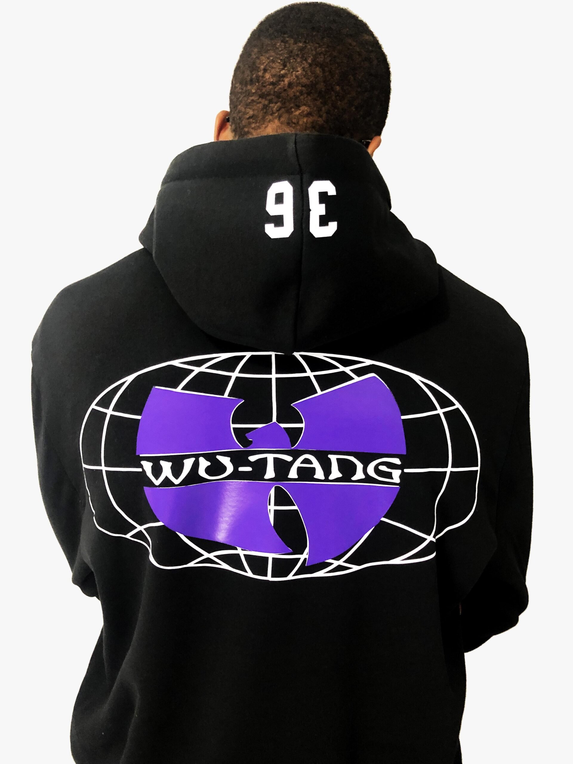 ENSEMBLE WU TANG 3 PULL NOIR WU WEAR DE DOS PEROSNNALISÉ PAR TSHIRT PERSO 2