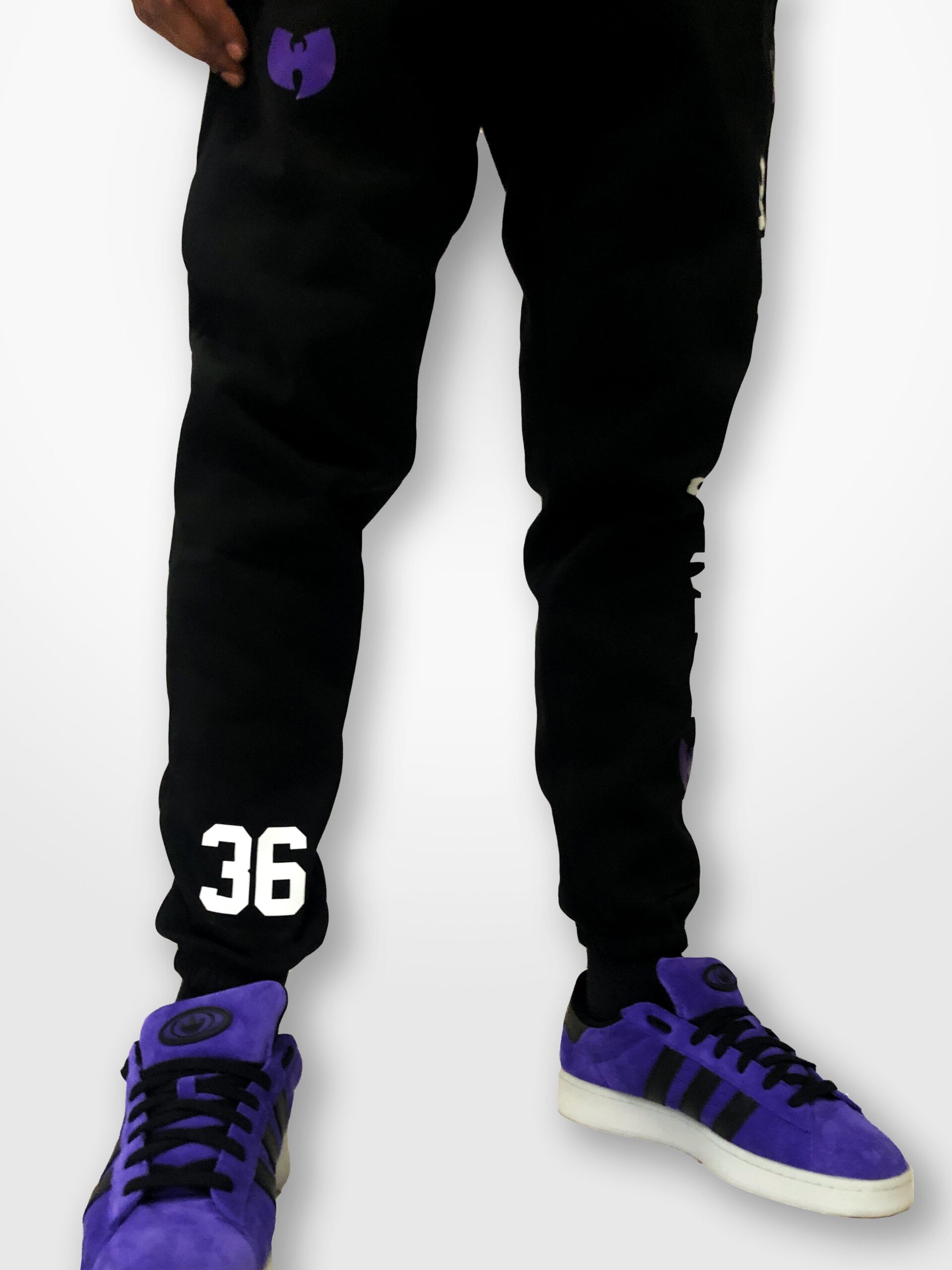 PANTALON WU TANG 3 PANTALON NOIR WU WEAR PEROSNNALISÉ PAR TSHIRT PERSO