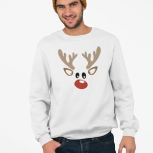 Pull de Noël Homme Renne Personnalisé