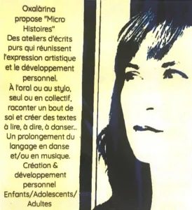 Visage d'Oxalàrina en face de sa bio