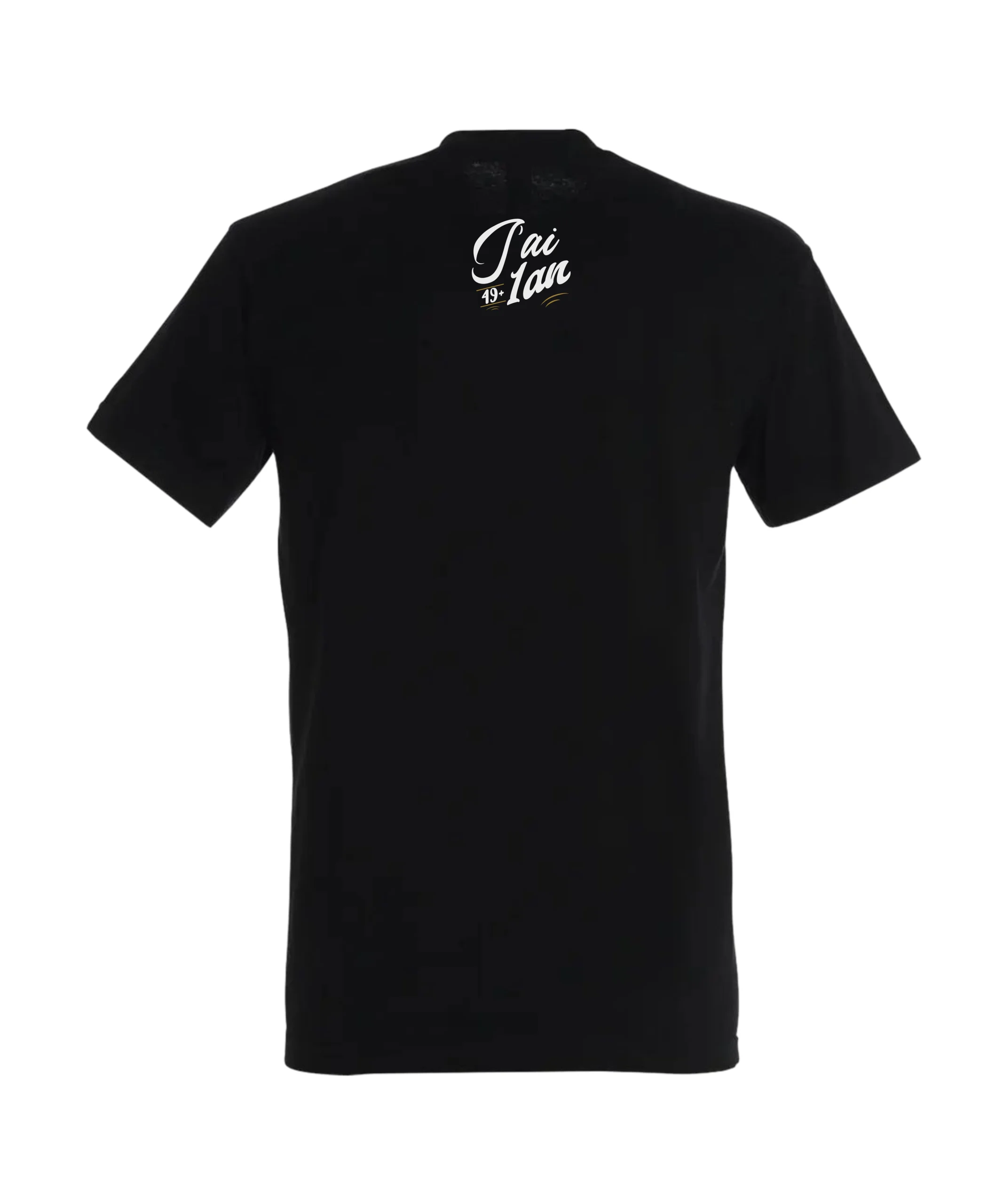 T-shirt anniversaire 50 ans 4 T-Shirt anniversaire 50 ans Noir de dos