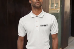 POLO SECURITE BLANC