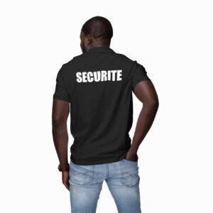 POLO SECURITE NOIR 02