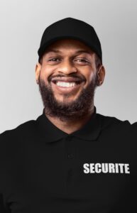 POLO SECURITE NOIR 1